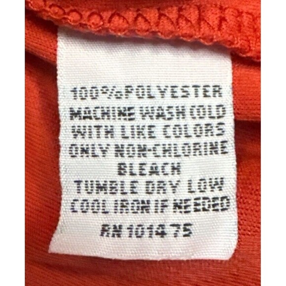 University of Kansas Men’s Red Short Sleeve JAY HAWK Polyester T Shirt Sz XXL - Picture 4 of 5